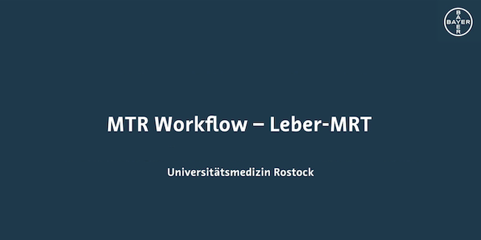 Leber-MRT Workflow